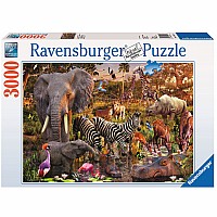 African Animal World 3000 pc Puzzle