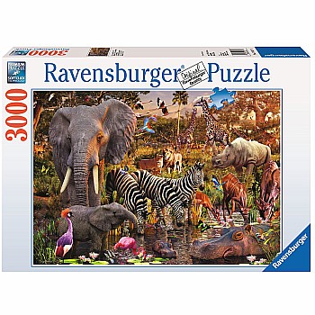 Ravensburger "African Animal World' (3000 Pc Puzzle)