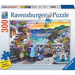Santorini Sunset (300 pc Large Format Puzzle)