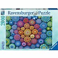Radiating Rainbow Mandalas 2000 pc Puzzle