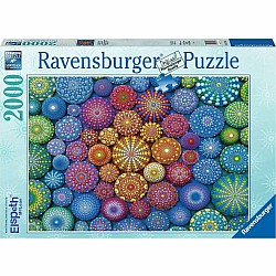 Radiating Rainbow Mandalas (2000 pc Puzzle)