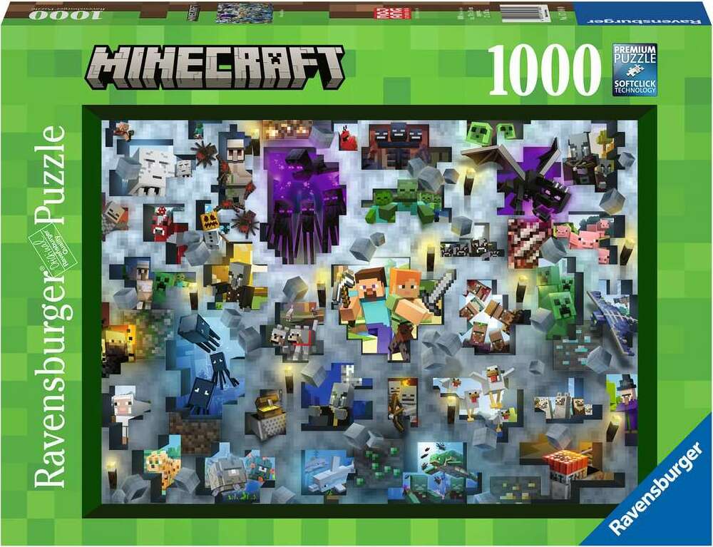 Minecraft Mobs (1000 pc Puzzle)