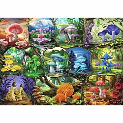 1000 Piece Puzzle, Beautiful Mushrooms