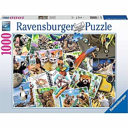 Ravensburger "A Traveler's Animal Journal" (1000 pc Puzzle)