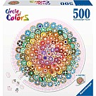 500 Piece Round Puzzle, Donuts 