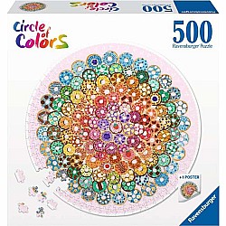 Circle of Colors: Donuts (500 pc Round Puzzles)