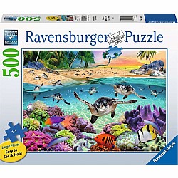 Ravensburger "Race of the Baby Sea Turtles" (500 pc Large Format Puzzle)