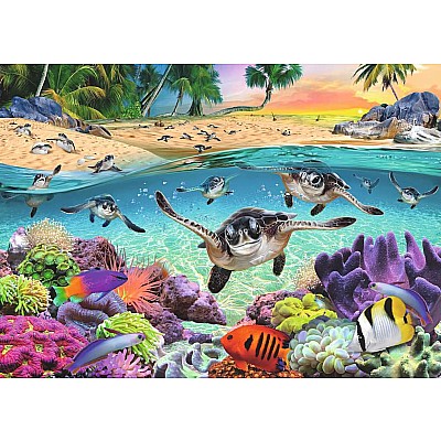 Race of the Baby Sea Turtles (500 pc LF) Ravensburger