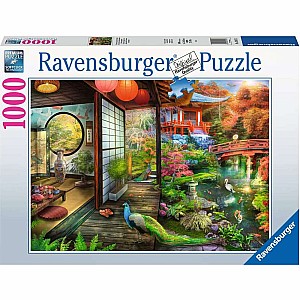 Kyoto Japanese Garden Teahouse (1000 pc Puzzles)