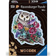 150 pc Mysterious Owl Shaped Wooden Puzzle