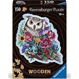 Mysterious Owl Shaped (150 pc Shaped Wooden Puzzles)