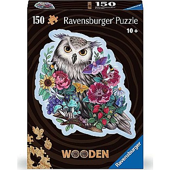 Ravensburger "Mysterious Owl" (150 pc Shaped Wooden Puzzle)