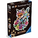 150 Piece Wooden Puzzle, Colorful Fox 