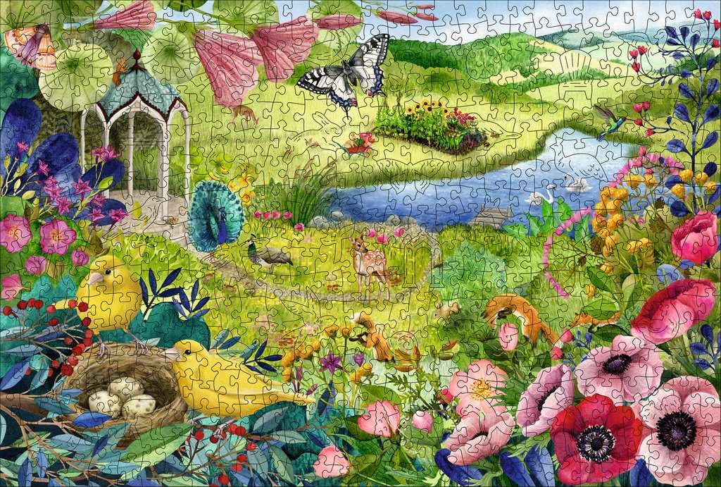 Nature Garden (500 pc Wooden Puzzles)