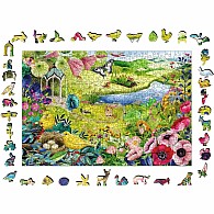  500 pc Nature Garden Wooden Puzzle