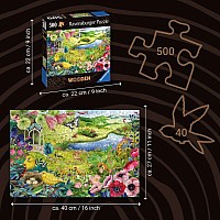500pc Nature Garden (Wooden Puzzle)