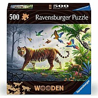 500pc Jungle Tiger (Wooden Puzzle)