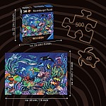 500pc Under the Sea (Wooden Puzzle)