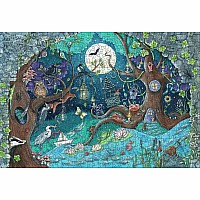  500 pc Fantasy Forest Wooden Puzzle