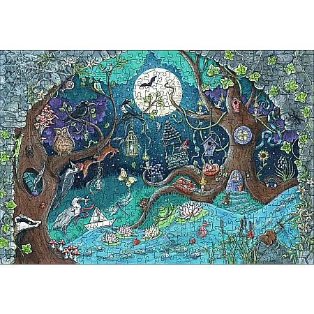 Fantasy Forest (500 pc Wooden Puzzles)