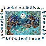 500pc Fantasy Forest (Wooden Puzzle)