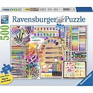 Ravensburger 500 Piece Jigsaw Puzzle: The Artist's Palette