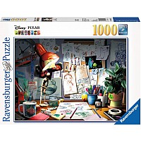 Disney Pixar:The Artist's Desk (1000 pc Puzzle)