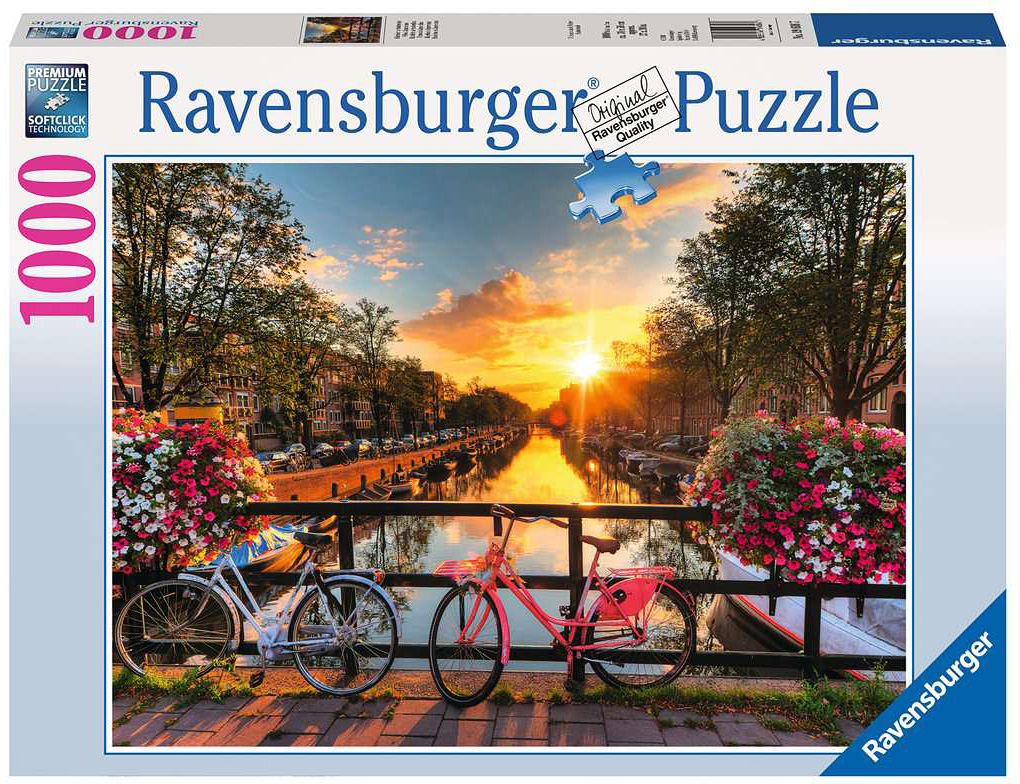Bicycles in Amsterdam 1000 Pc Puzzle