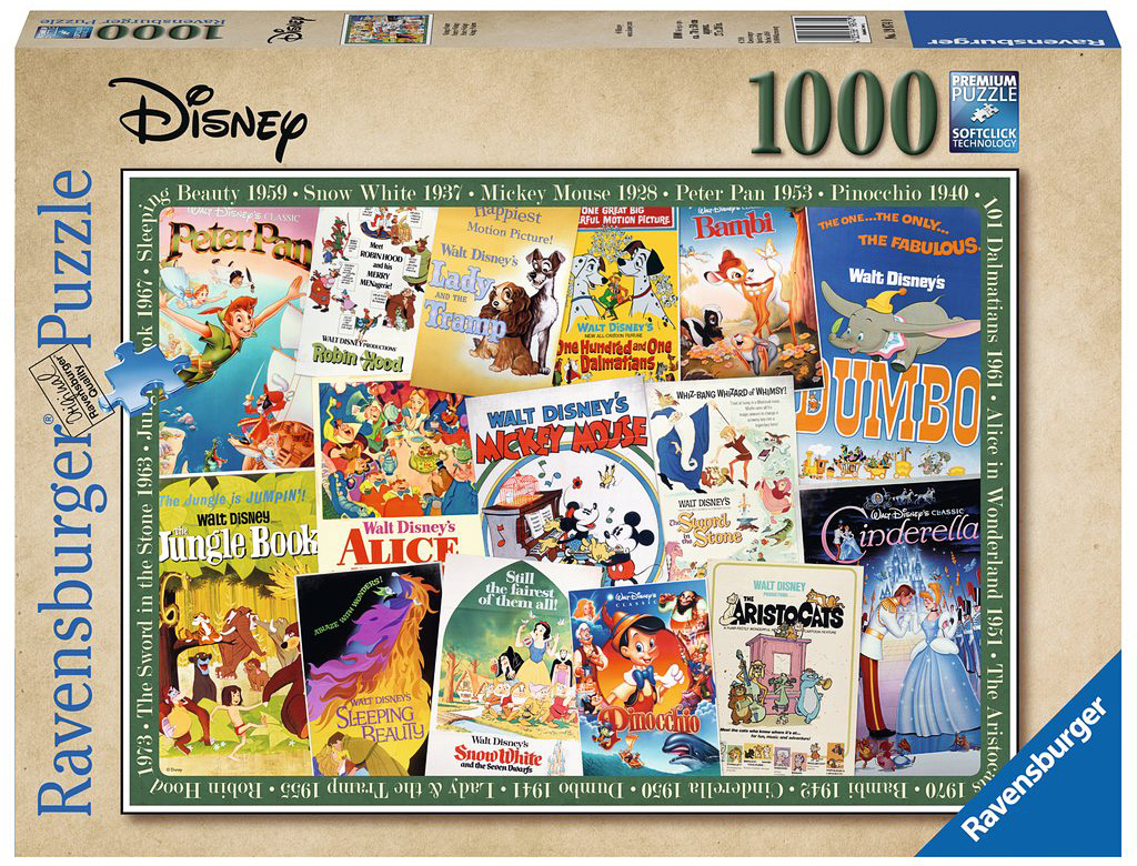 Puzzle Disney panorama classics Disney 1000 pièces