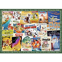 1000 Piece Disney Vintage Movie Posters Puzzle