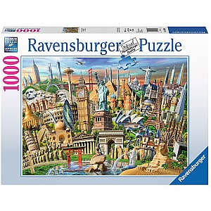World Landmarks 1000 Pc Puzzle