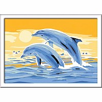 CreArt: Delightful Dolphins Paint by Number