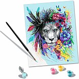 CreArt: Paint-By-Number BoHo Lion 10x12