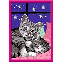 CreArt Painting by Numbers: Sleepy Kitties