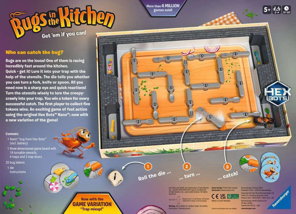 Children Game - Bugs in the Kitchen - Games for kids 5 years up