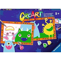CreArt Jr:  Paint-By-Number - Silly Monsters (2 images)