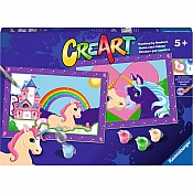 CreArt Jr: Paint-By-Number - Magical Unicorns (2 images)