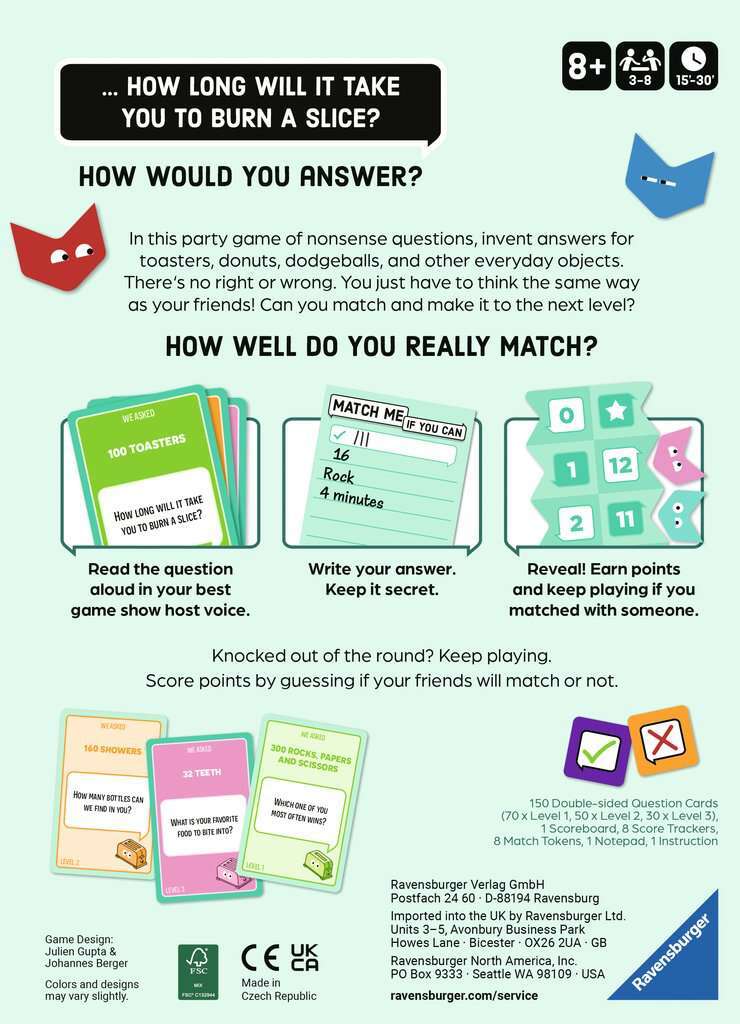 Match Me If You Can Puzzle (Party game)