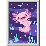 CreArt: Axolotl 5x7 w/Glitter