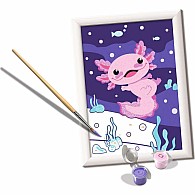 CreArt: Axolotl 5x7 w/Glitter