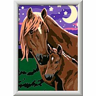 CreArt: Horses at Midnight 5x7 (glow)