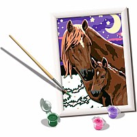 CreArt: Horses at Midnight 5x7 (glow)