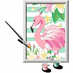 CreArt Think Pink Flamingo Color by Number