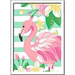 CreArt Think Pink Flamingo Color by Number