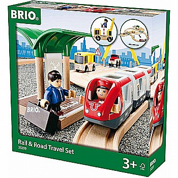 BRIO Rail and Road Travel Set