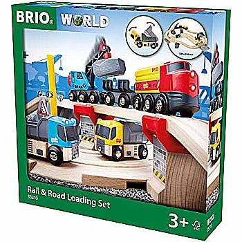 BRIO Rail and Road Loading Set