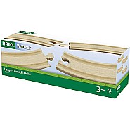 BRIO Large Curved Tracks (4 piece)