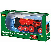 B/O Mighty Red Locomotive