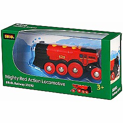 B/O Mighty Red Locomotive