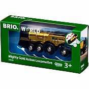 Brio Mighty Golden Action Locomotive